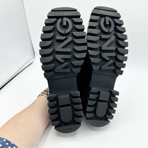 Mango Track Sole Leather Slip-On Loafer with Track Sole Deep Burgundy Sz 7.5 - Picture 10 of 14